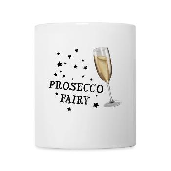 Prosecco Fairy - Sektglas mit Sternen - Tasse - Weiß - Vorne