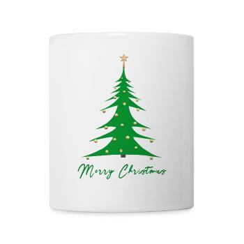 Frohe Weihnachten Fröhliche Weihnachten - Tasse - Weiß - Vorne