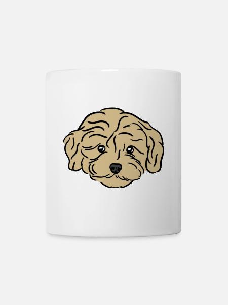 Doodle Puppy - Tasse - Weiß