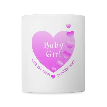 Baby Girl - Tasse - Weiß - Vorne