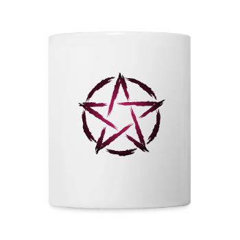 Pentagramm Symbol - Tasse - Weiß - Vorne