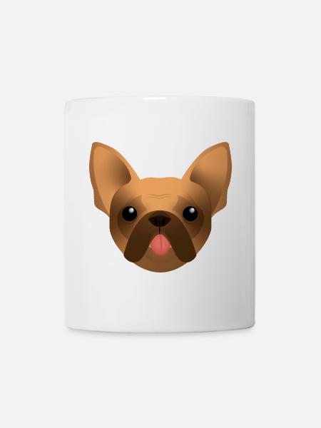 French Bulldog - Frenchie - Bully - Tongue - Mug - white