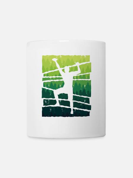 Klettern Freiklettern Jungen Berge Bouldern - Tasse - Weiß