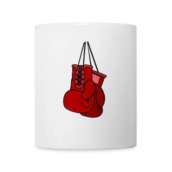 Boxhandschuhe - Tasse - Weiß - Vorne