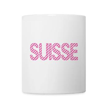 SUISSE. PAYS. GENEVE. HUMOUR. DRAPEAU. GENEVE - Mug blanc - blanc - Devant