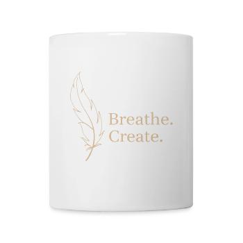 Breath Create Feder Leichtigkeit - Tasse - Weiß - Vorne