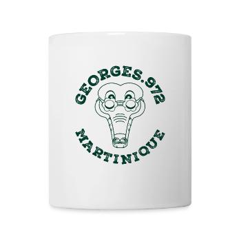 Georges 972 Martinique Dunkelgrün - Tasse - Weiß - Vorne
