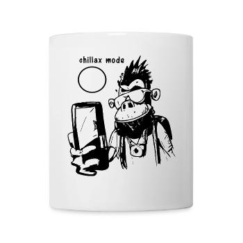 Chillax-Modus - Tasse - Weiß - Vorne