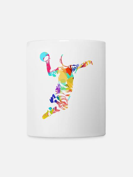 Blitzschneller Handball Torjäger - Tasse - Weiß