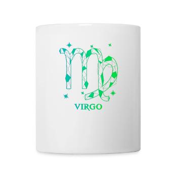 Jungfrau Sternzeichen - Tasse - Weiß - Vorne