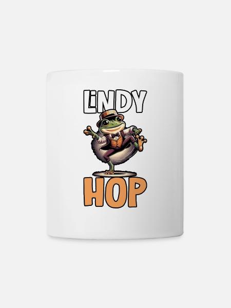 Lindy Hop Tänzer Swinging Dancing Swing Dance - Tasse - Weiß