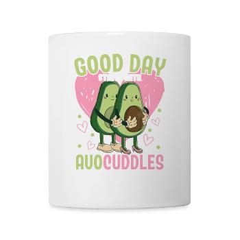 Ein guter Tag beginnt mit Avocuddles Avocado Guac - Tasse - Weiß - Vorne