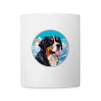 Berger De Beauce Hunderasse Cartoon Kawaii Watercol - Tasse - Weiß - Vorne