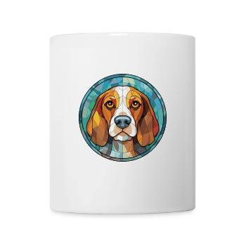 Cao De Seo Miguel Hunderasse Aquarellglas - Tasse - Weiß - Vorne