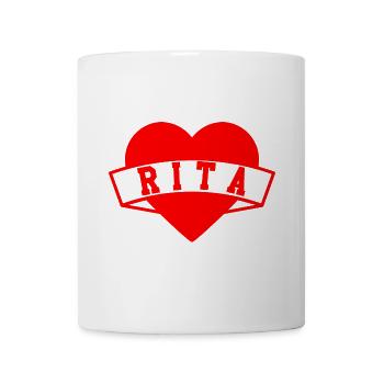 Rita Herzen - Tasse - Weiß - Vorne