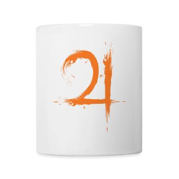 Astronomisches Symbol Planetensymbol Jupiter - Tasse - Weiß - Vorne