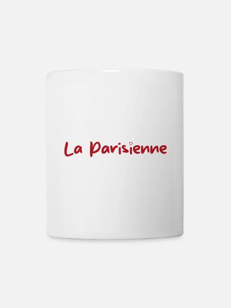 Paris - La Parisienne - Hauptstadt Frankreich - emily - Tasse - Weiß