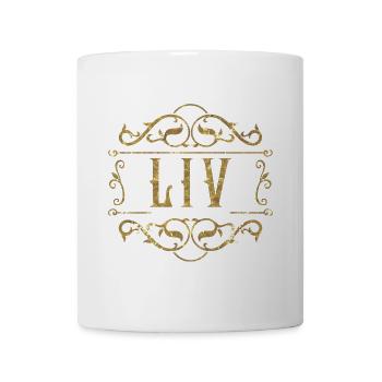 Liv gold - Tasse - Weiß - Vorne
