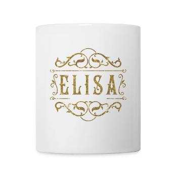 Elisa gold - Tasse - Weiß - Vorne