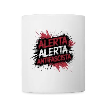 FCKNZS gegen rechts antifa - Tasse - Weiß - Vorne