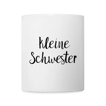 kleine Schwester - Tasse - Weiß - Vorne