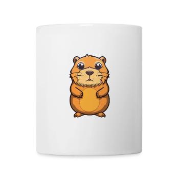 Gopher Niedliche Karikatur Kawaii Aquarell Tier Haustier - Tasse - Weiß - Vorne