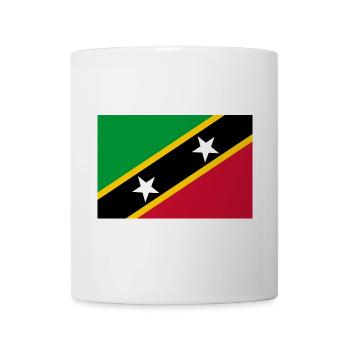 St. Kitts und Nevis - Tasse - Weiß - Vorne