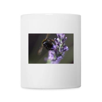 Biene lavendel Lavendelblüte - Tasse - Weiß - Vorne
