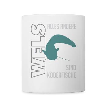 Wels angeln Waller fischen Sportfischen auf Wels - Tasse - Weiß - Vorne