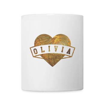 Olivia Herzen Gold - Tasse - Weiß - Vorne