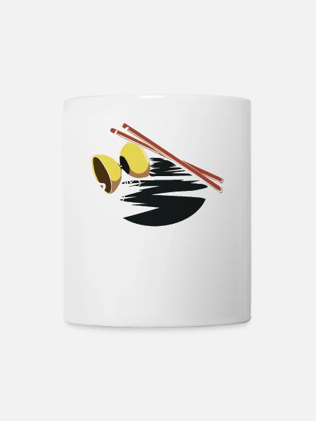 Schwungvoller Diabolo Jongleur - Tasse - Weiß