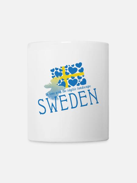 Schweden Sverige Sweden - Tasse - Weiß