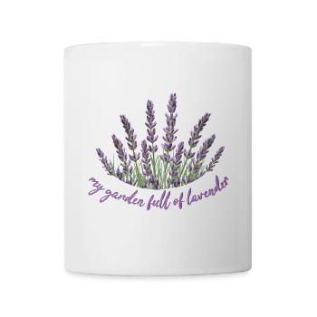 Lavender Lavendel - Tasse - Weiß - Vorne