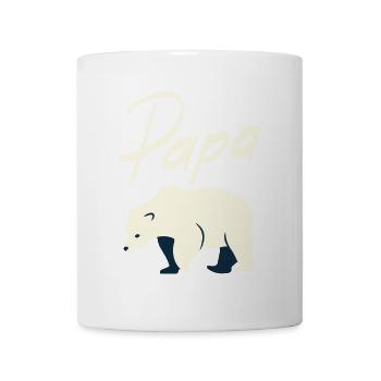Papa ours - Tasse - Weiß - Vorne