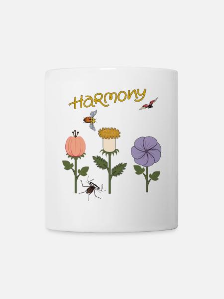 Harmonie Flowers - Tasse - Weiß