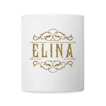 Elina gold - Tasse - Weiß - Vorne