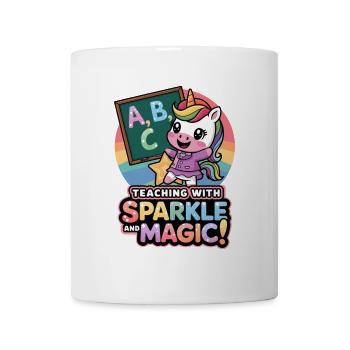 Teaching With Sparkle And Magic! - Mug - white - Front