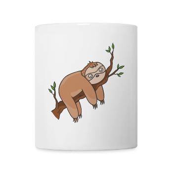 Faultier - Tasse - Weiß - Vorne