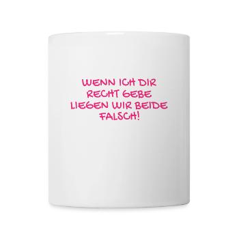 Besserwisser lustiger Spruch - Tasse - Weiß - Vorne