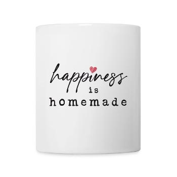 Happiness is Homemade - Tasse - Weiß - Vorne