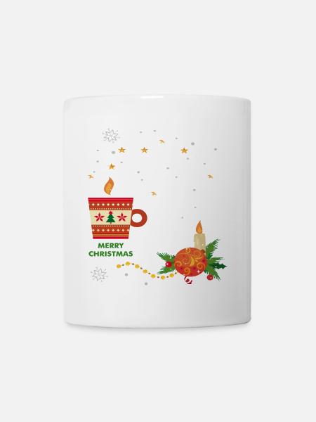 Weihnachten, Advent - Tasse - Weiß