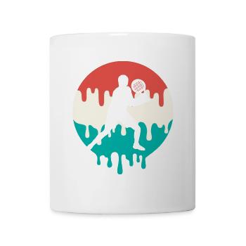 Padel-Tennis Spieler triefend Padelspieler Padel - Tasse - Weiß - Vorne