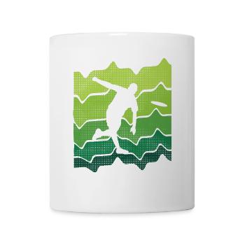 Disc Golf Spieler Frisbee Sport Discgolf - Tasse - Weiß - Vorne