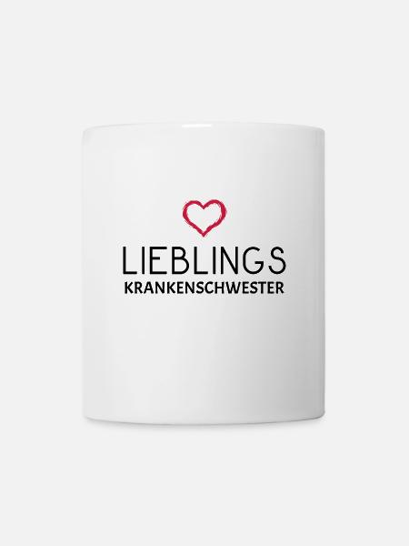 Krankenschwester - Tasse - Weiß