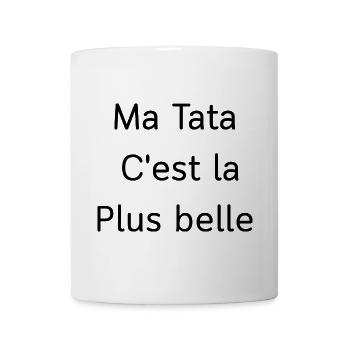 Meine Tante ist die Schönste - Tasse - Weiß - Vorne