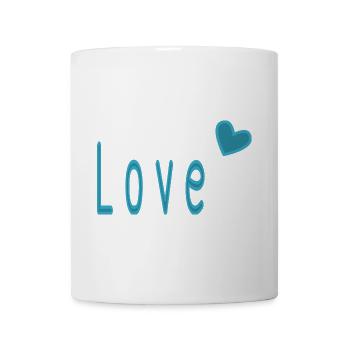 VALENTINSTAG. ICH LIEBE DICH. ICH LIEBE DICH. LIEBE. LIEBE - Tasse - Weiß - Vorne