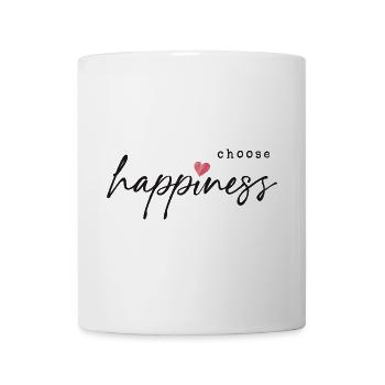 Choose Happiness - Tasse - Weiß - Vorne