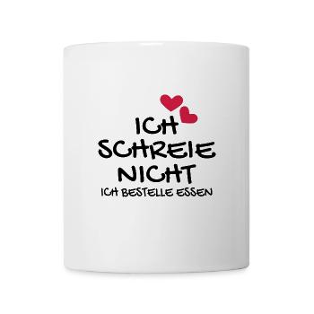 Baby Neugeborenes Babyspruch lustig Geschenk - Tasse - Weiß - Vorne