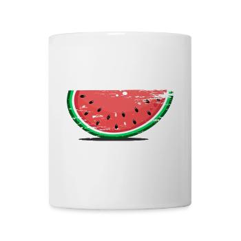 Wassermelone Design Scheibe used - Tasse - Weiß - Vorne