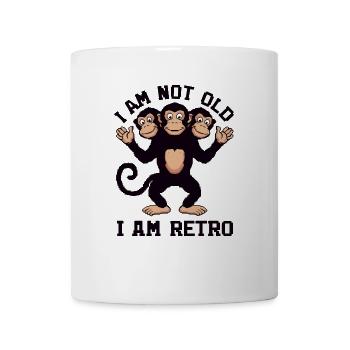 i am not old dreiköpfigeraffe - Tasse - Weiß - Vorne